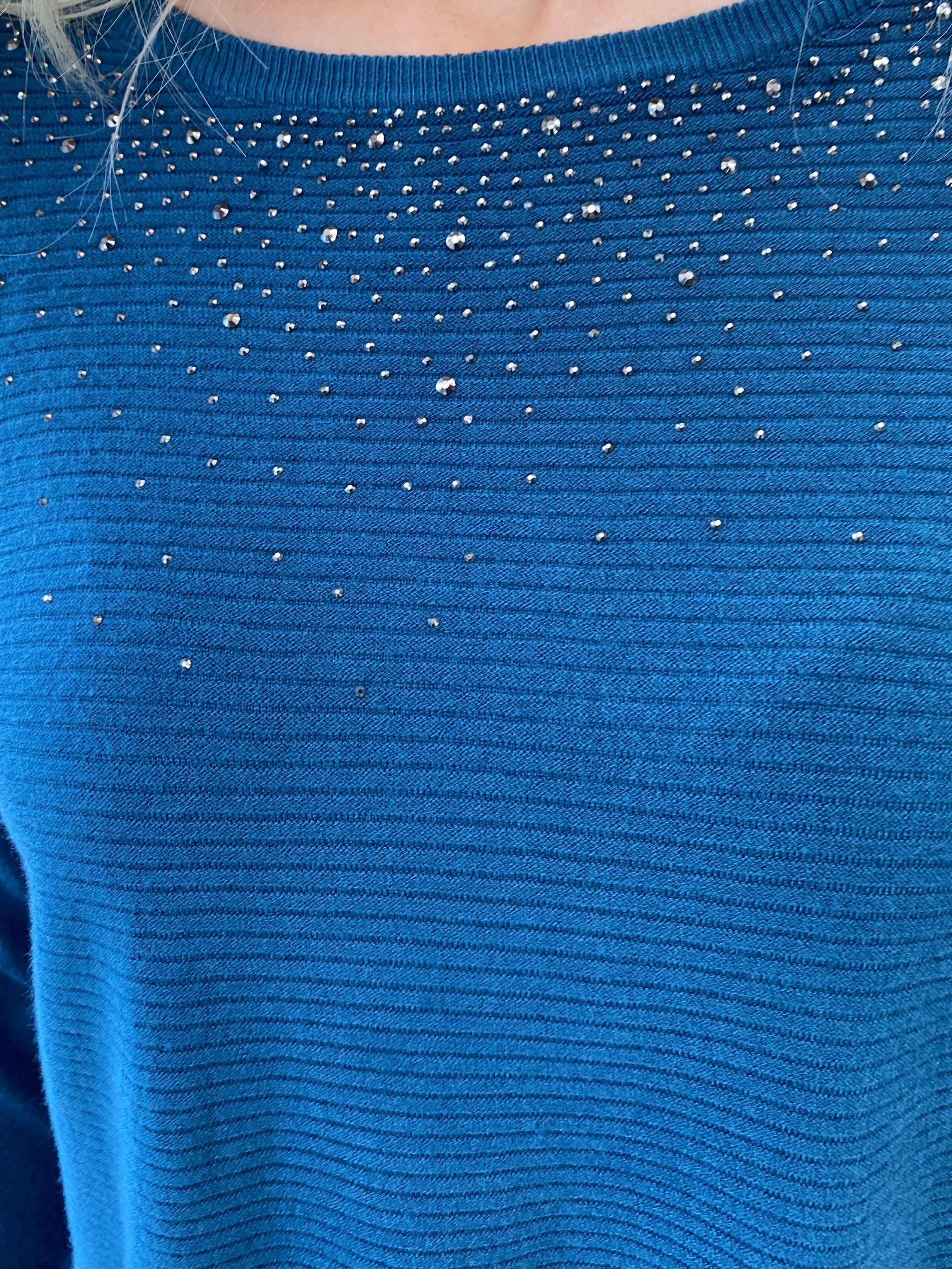 Vendela - Meget blød strikbluse med similisten